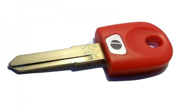 ключ зажигания с чипом Ducati, красная ручка